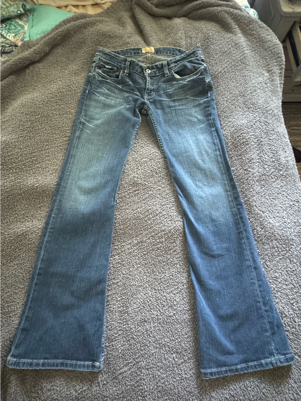 BKE Women's Medium Blue Flare Jeans